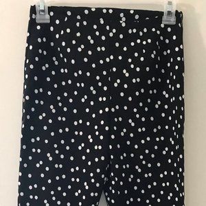Time and Tru ankle/ponte pants - polka dot
